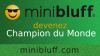 Beatrice joue au Minibluff